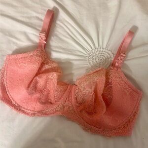 Victoria’s Secret Dream Angels Wicked Pink Lace Bra